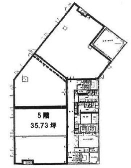 新宿国際ビルディング新館5F 間取り図