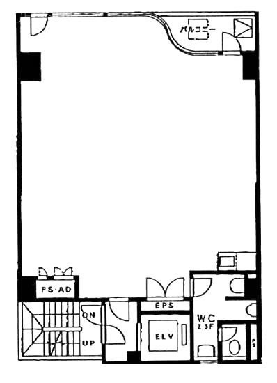 石川第二LKビル3F 間取り図