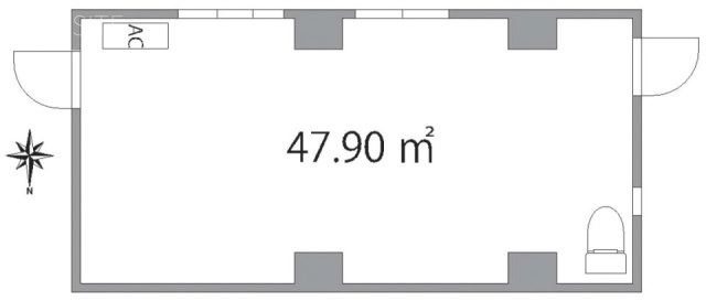 調布ふじ村ビル1F 間取り図