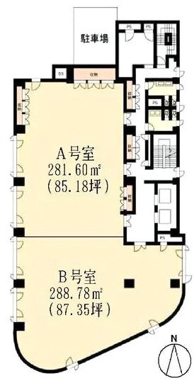 荒井ビルB 間取り図