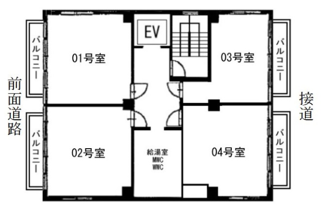 廣田ビル404 間取り図