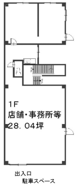 第5木下ビル1F 間取り図