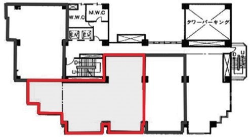 府中高木ビルB 間取り図