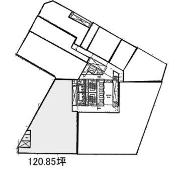 相鉄北幸第1(エキニア横浜)ビル402 間取り図