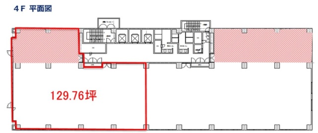 芝256スクエアビル4F 間取り図