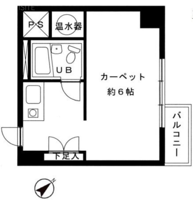 ライオンズプラザ恵比寿604 間取り図