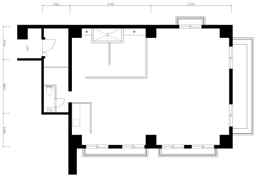 マンション31 A棟E 間取り図
