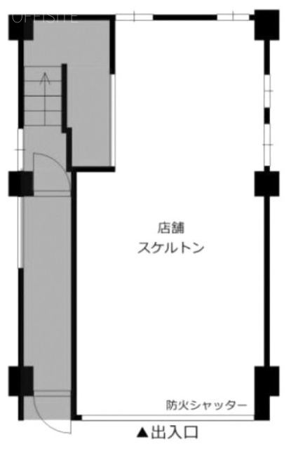 横山ビル1F 間取り図