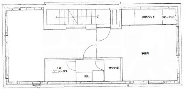 第3A(アート)ビル4F 間取り図