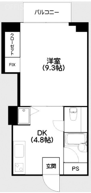 グリーンヴィラ代々木ビル303 間取り図