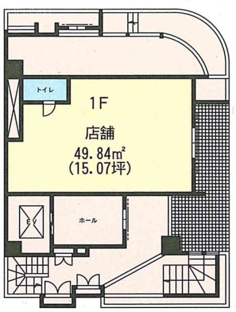 川本ビル1F 間取り図