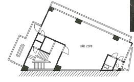 広田代官山ビル3F 間取り図