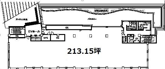 A-PLACE恵比寿南ビル6F 間取り図