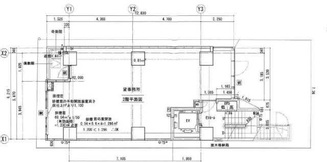 (仮)芝大門一丁目新築ビル2F 間取り図