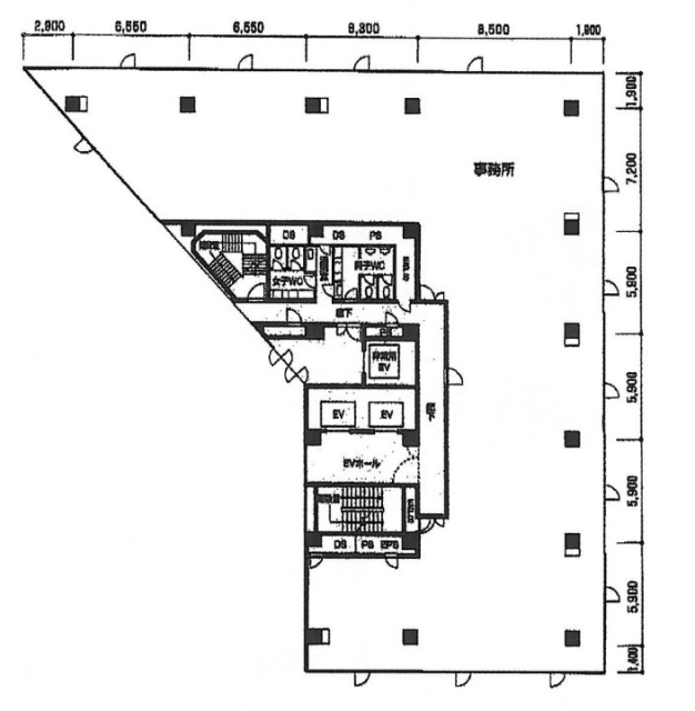 Daiwa品川Northビル6F 間取り図