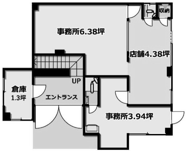 ピア・コーポ1F 間取り図