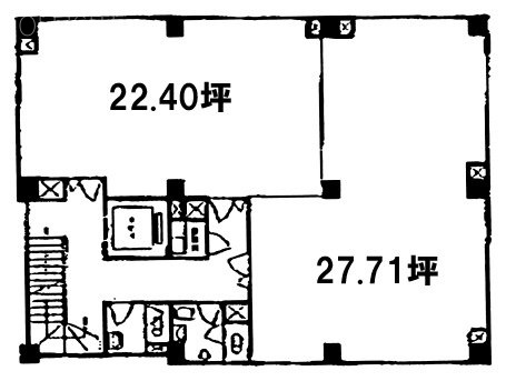 西新橋企画ビルB 間取り図