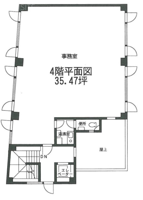 INBビル4F 間取り図