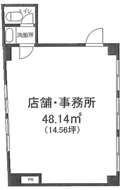 博栄ビル3F 間取り図