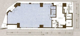 神田アーバンビル1F 間取り図