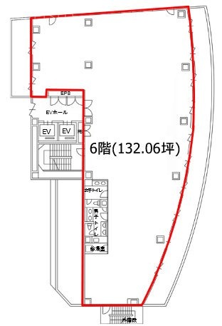 Daiwa青山ビル6F 間取り図