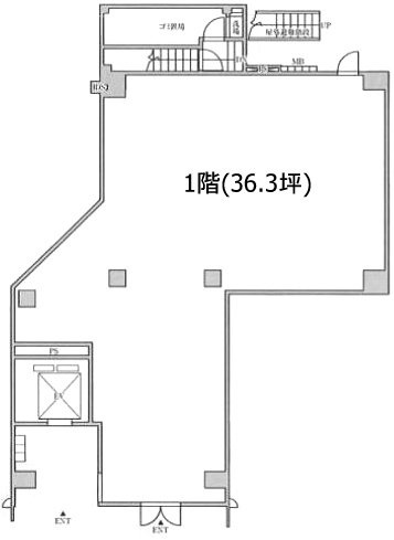 DEAR GINZA1F 間取り図