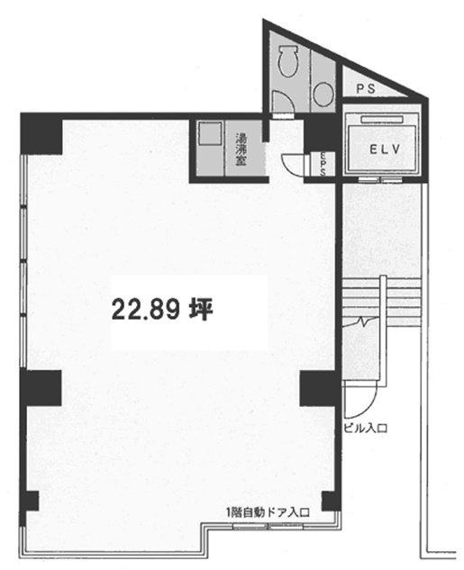 大和駒込ビル1F 間取り図
