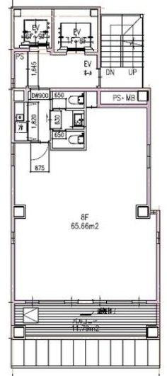 新橋862ビル8F 間取り図
