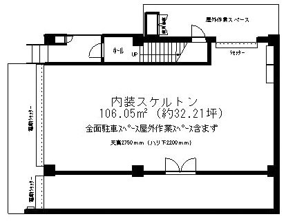 神楽坂ビコービル1F 間取り図