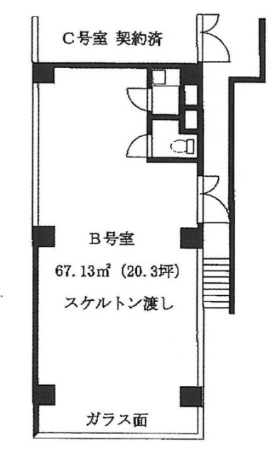 表参道J-FLATビルB 間取り図