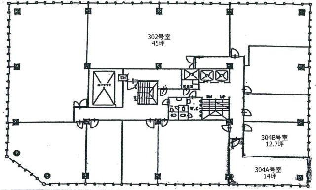 オフィスコオフィス信濃町304B 間取り図