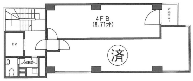 スマイリービルB 間取り図