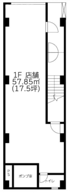 メリノビル1F 間取り図