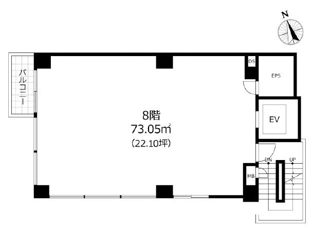 OGSⅡ8F 間取り図