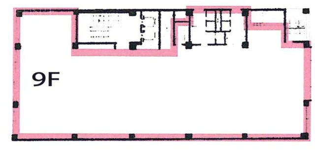 三越前福島ビル9F 間取り図