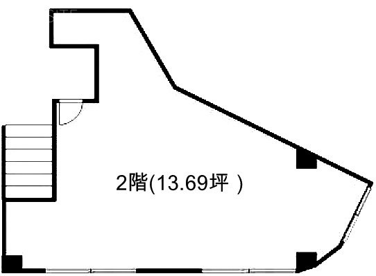 犬飼ビル2F 間取り図