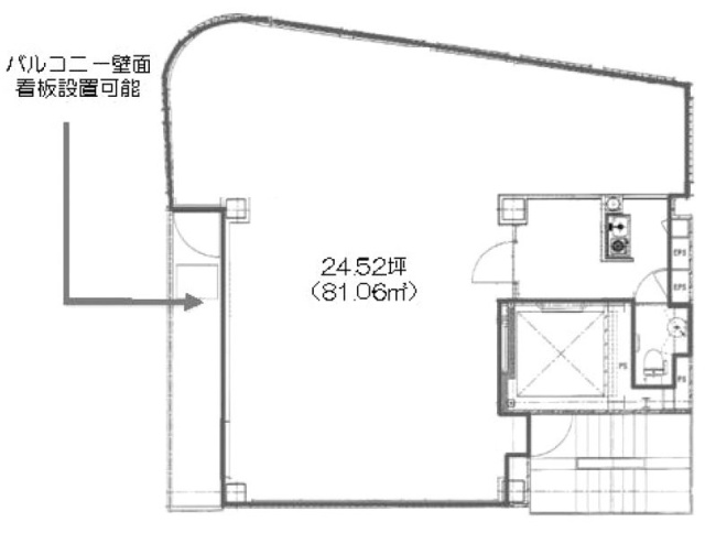 KAISER三鷹フロントビル7F 間取り図