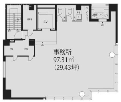 東京建物八重洲仲通りビル12F 間取り図