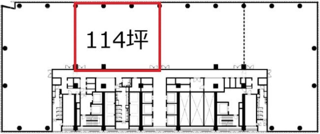 横浜三井ビルディング1902 間取り図