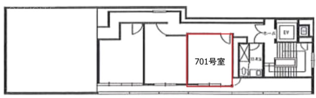 東京銀座ビルディング701 間取り図