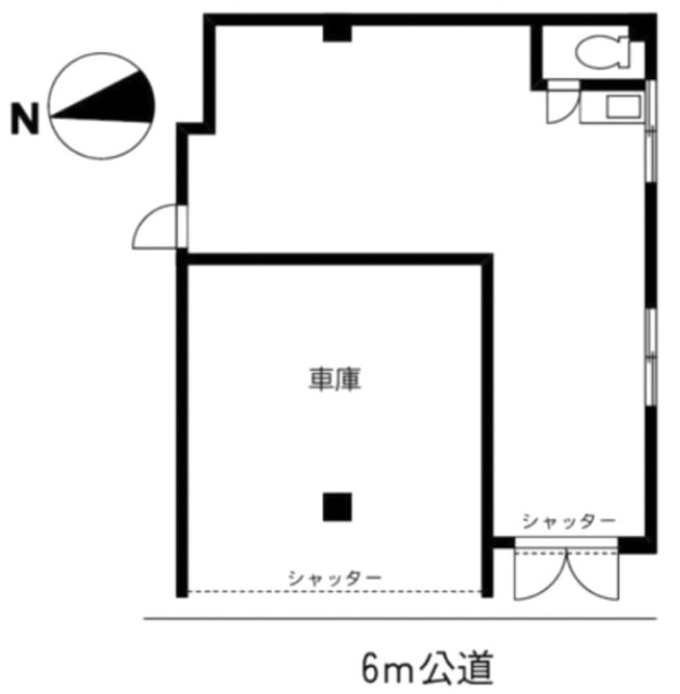 友部ビル1F 間取り図