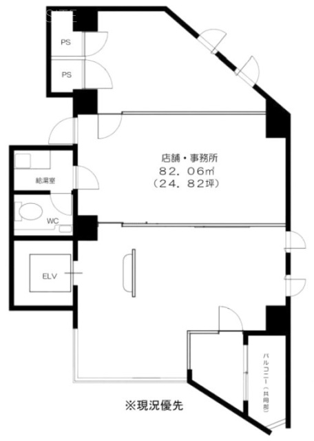 西麻布SDビル5F 間取り図