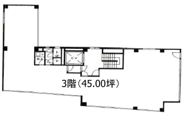 鍋島ビル3F 間取り図