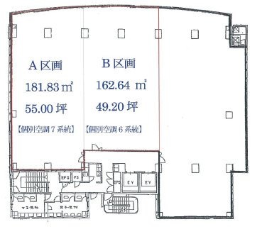 KDX横浜西口ビルAB 間取り図