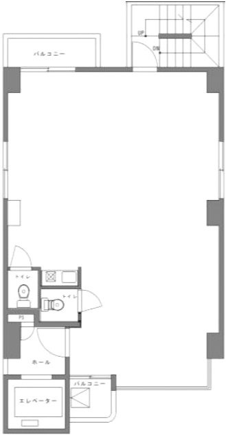 巳善第2ビル5F 間取り図