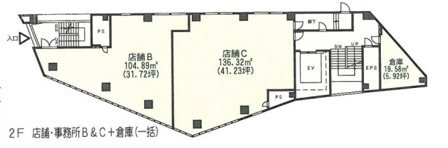 EBISU FORTB1F～1F 間取り図