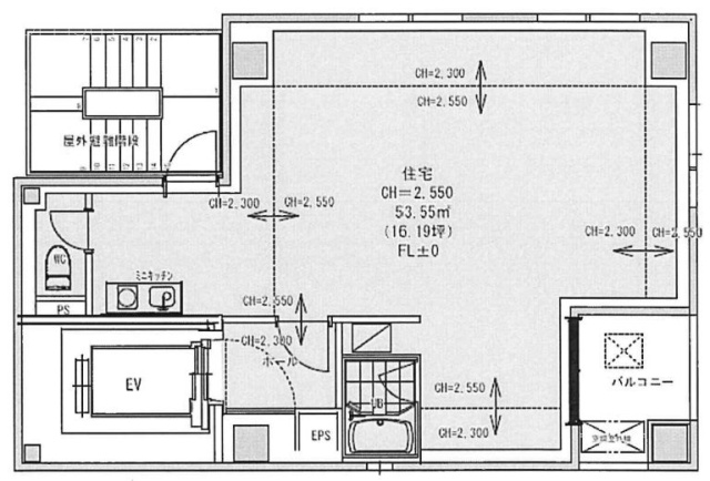 サクセス銀座東ビル12F 間取り図