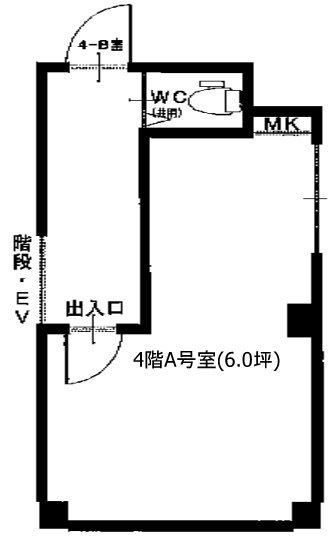 東海神田ビルA 間取り図