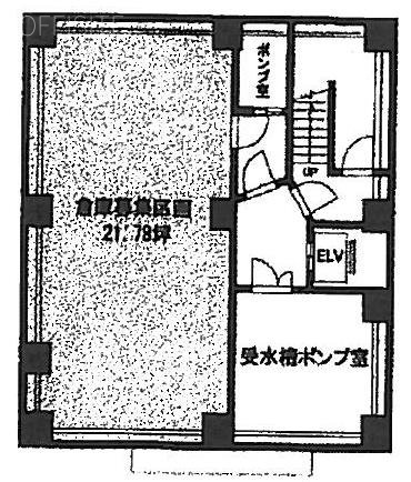 上野TGビルB1F 間取り図