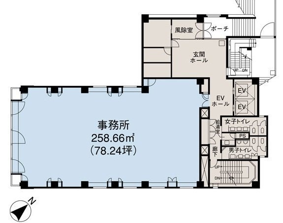 KDC渋谷ビル2F 間取り図